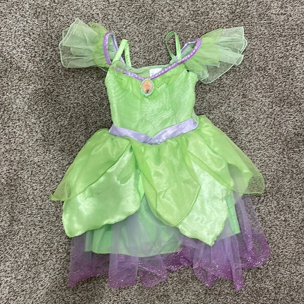 Girls tinker bell costume